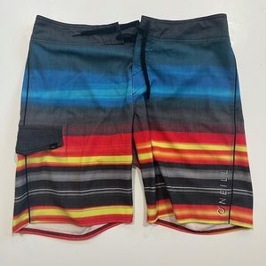 O’Neill Colorful Mens Board Shorts size 36